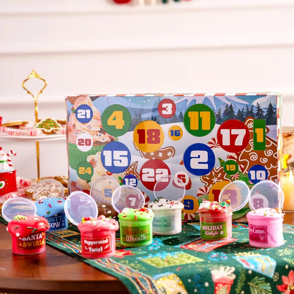 The Slime Countdown™ – 24-Day Christmas Slime Advent Calendar