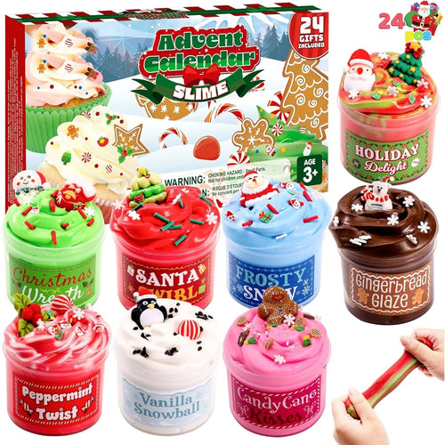 The Slime Countdown 24-day Christmas slime advent calendar